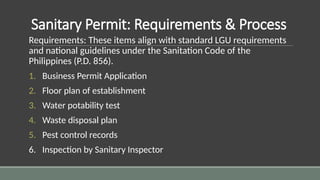 Sanitary Permit ^0 Health Certificate_PPT.pptx