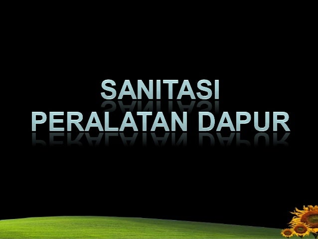 Sanitasi dapur