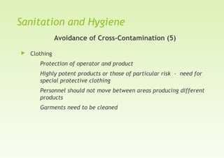 Contamination And Cleanliness Risks Sanitization & Hygiene in Pharmaceutical | PPT