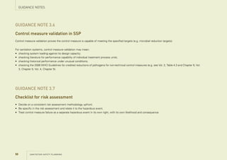 Ssp Checklist Sanitation safety planning ssp manual | PDF