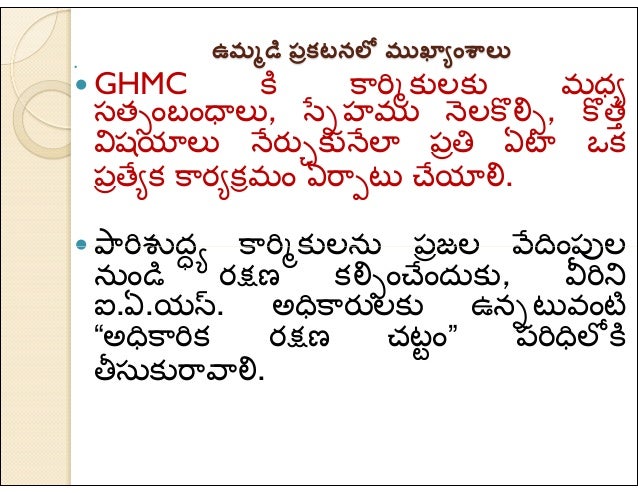 Hyderabad Sanitation Workers Their Conditions