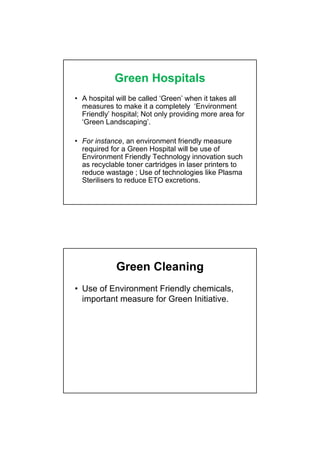 Presentation on Sanitation and infection control | PDF