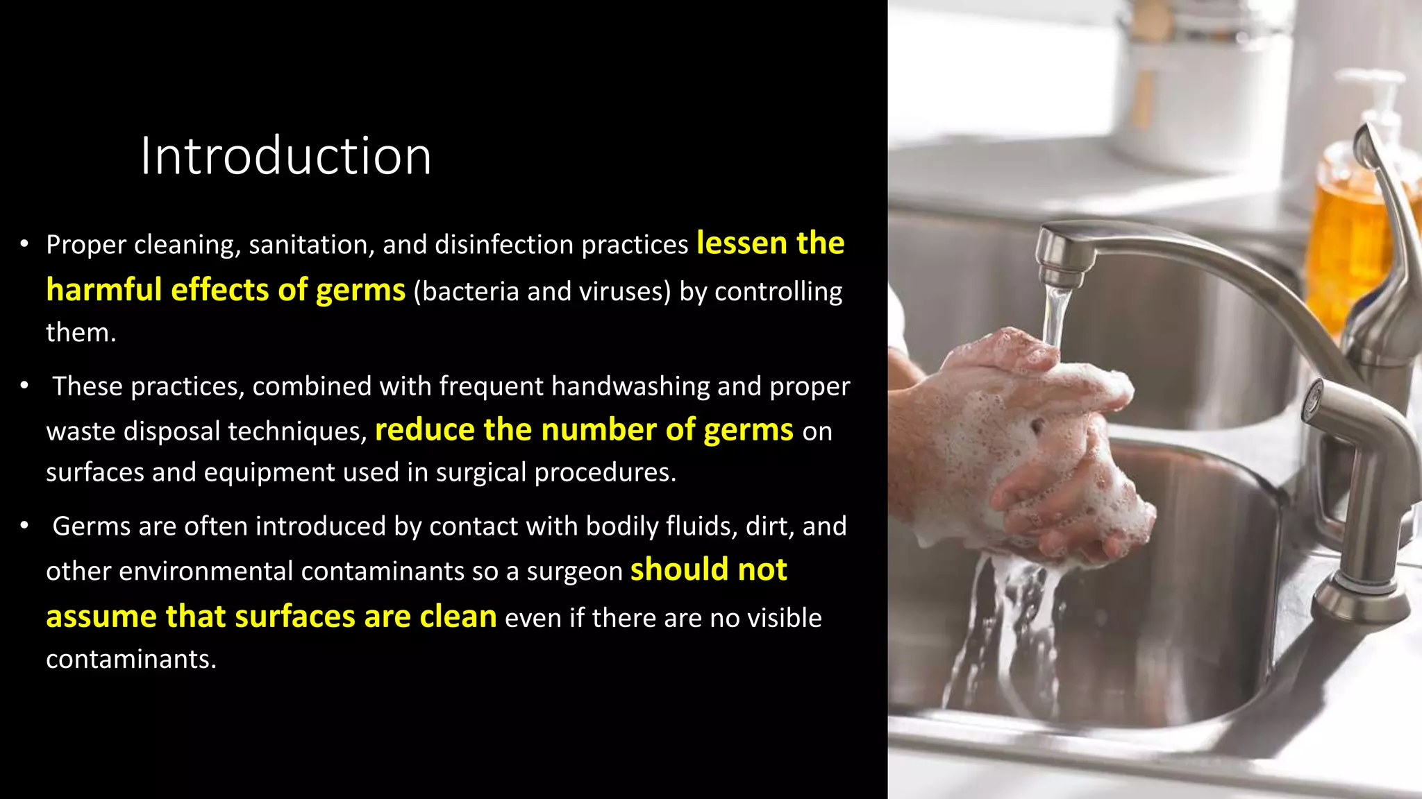 Sanitization And Disinfection Ppt Pptx