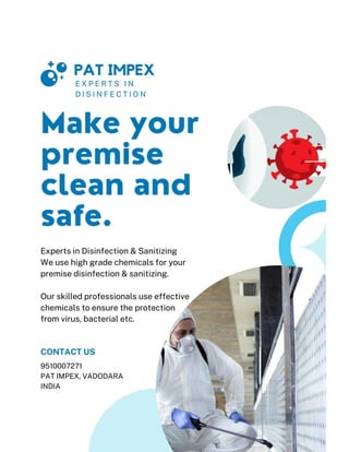 PAT IMPEX - SANITIZING DISINFECTION SERVICES VADODARA