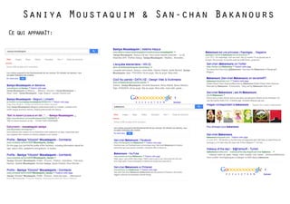 Saniya Moustaquim & San-chan Bakanours
Cequiapparaît:
 