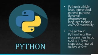 Sanjana - Python--(presentation) comp. science .pptx