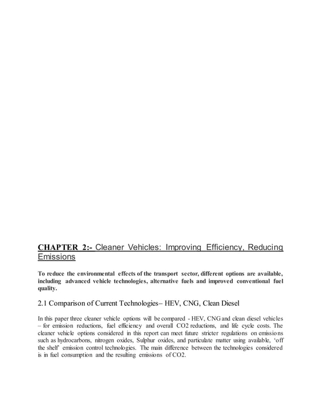 A seminar report on hybrid electric vehicle