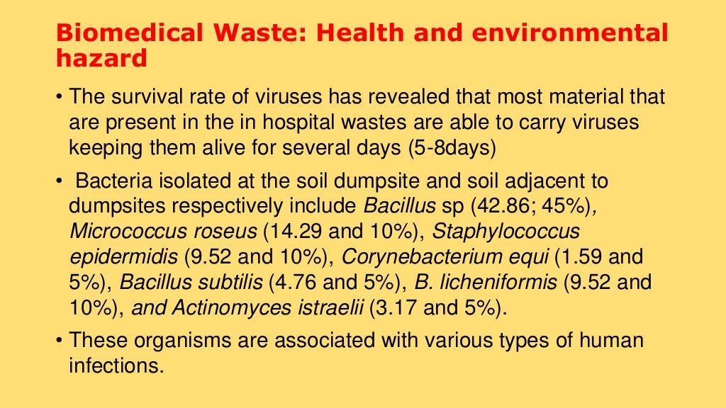 Biomedical Waste Management Rules 2016