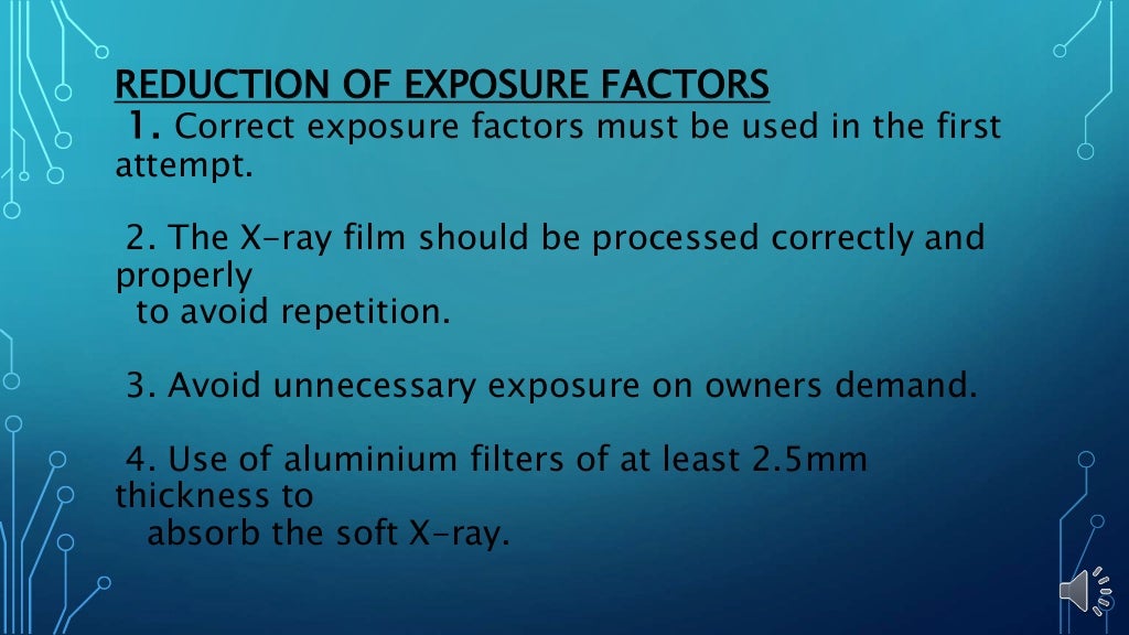 RAADIATION HAZARDS FOR RADIOLOGY