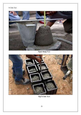 15
4-Cube Test
Fig(6) Slump Test
Fig(7) Cube Test
 