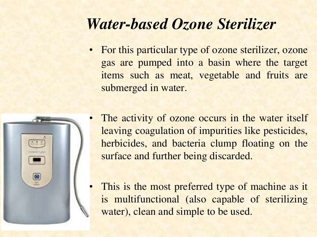 Ozone Sterilization