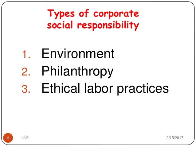 Corporate social responsibility task 3 1