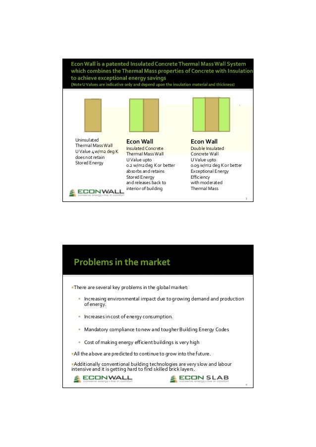 Presentation on Concrete Thermal Mass Wall System