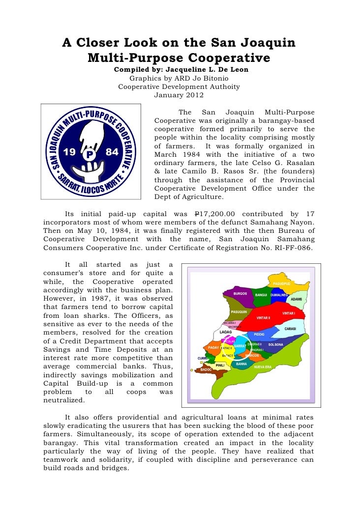 San Joaquin Multi Purpose Cooperative Success Story