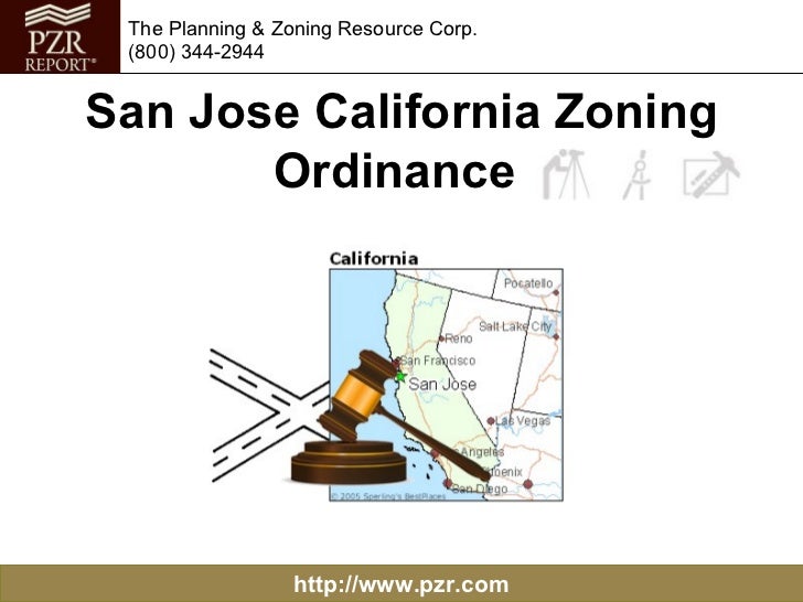 San Jose California Zoning Ordinance