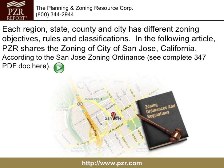 San Jose California Zoning Ordinance