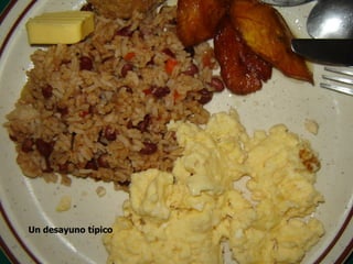 Un desayuno típico
 