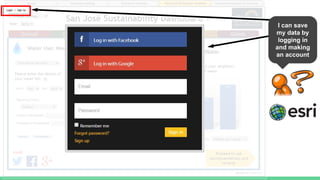 I can save
my data by
logging in
and making
an account
 