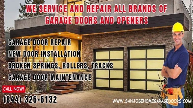 Creative Garage Door Repair San Jose with Simple Design