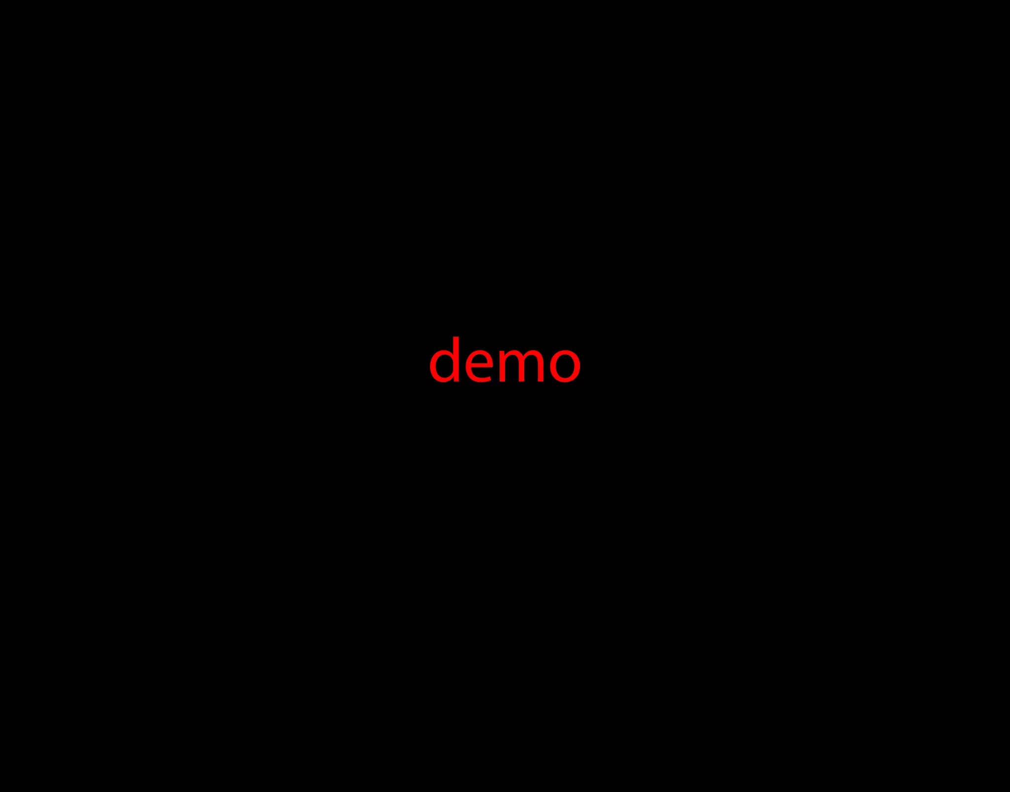demo 
