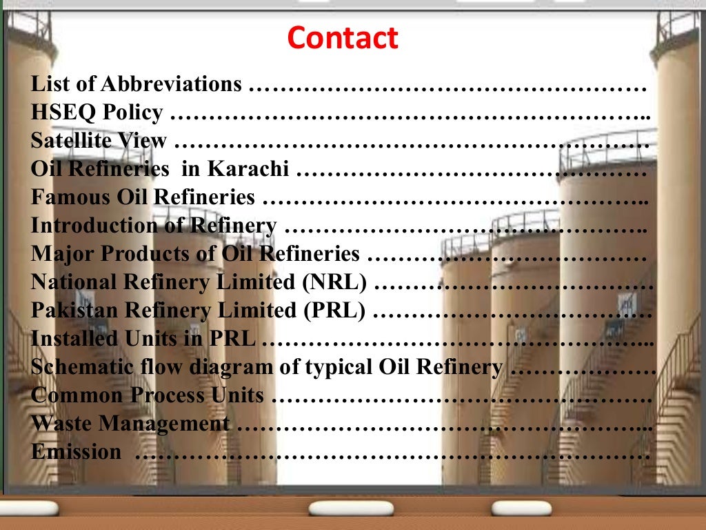 Oil Refineries in Karachi Sanjrani
