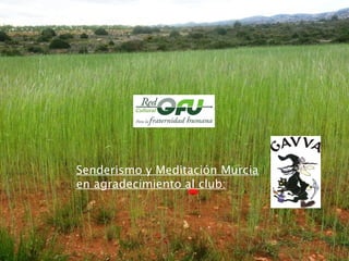 Senderismo y Meditación Murcia
en agradecimiento al club:
 