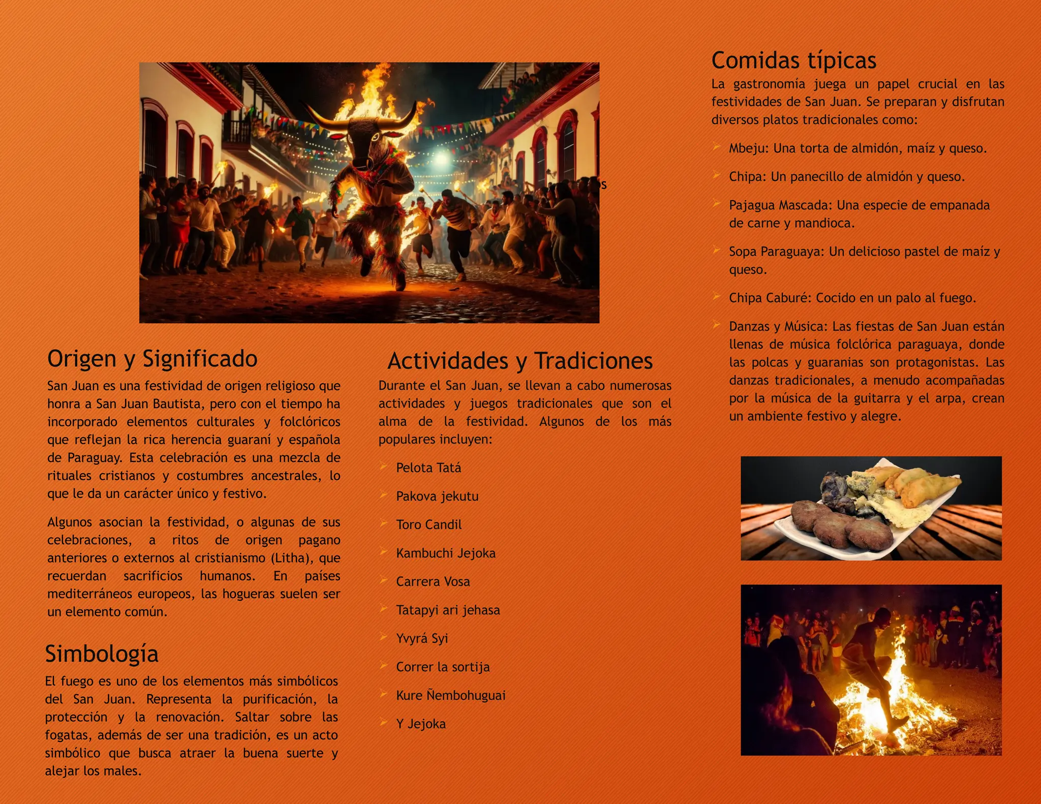 Fiestas de San Juan Ara Flyer en Paraguay | PPTX