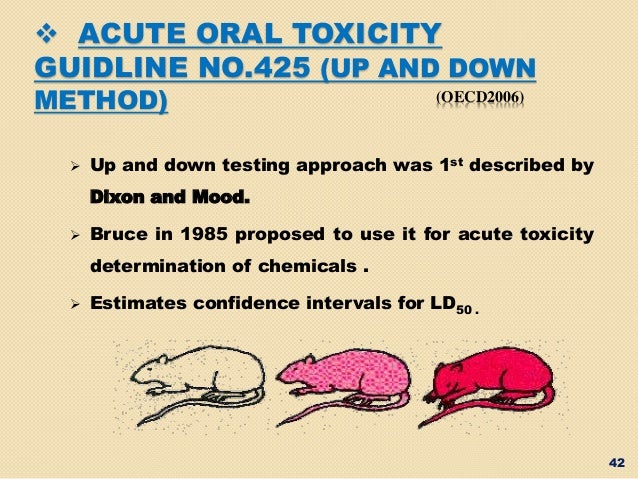 oecd guidline on acute and chronic toxicity