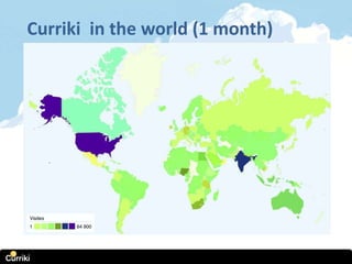 Curriki in the world (1 month)
 