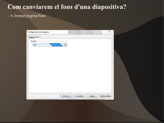 - Primer s'ha de descarregar el Open office i alli ya hi es incluit 