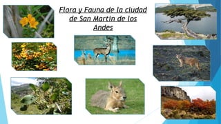 Flora y Fauna de la ciudad
de San Martin de los
Andes
 