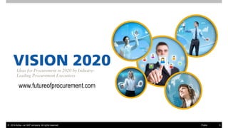 ©2014 Ariba – an SAP company. All rights reserved. 
5 
Public 
www.futureofprocurement.com  