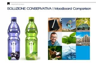 35 PROPOSTA DI PACK
SOLUZIONE CONSERVATIVA | Moodboard Comparison
 
