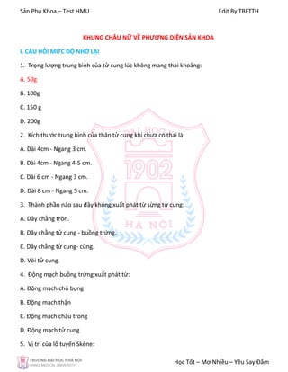 TEST SẢN 3000 CÂU PDF DÀNH CHO ÔN THI BÁC SĨ NỘI TRÚ