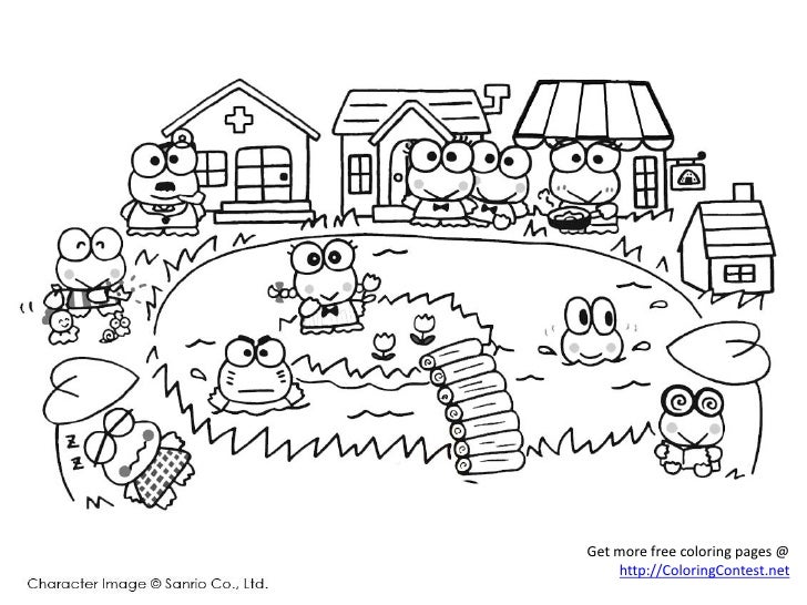 Free Sanrio Coloring Pages