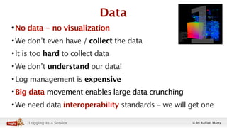 1
                            Data
• No data - no visualization
• We don’t even have / collect the data
• It is too hard t...