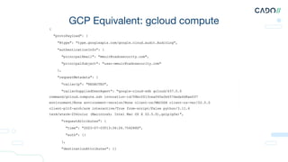 GCP Equivalent: gcloud compute
 