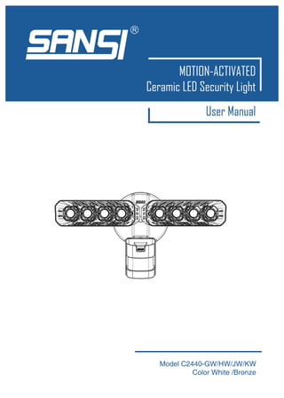Sansi LED Security Light PDF