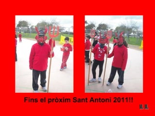 Fins el pròxim Sant Antoni 2011!! M. M. 