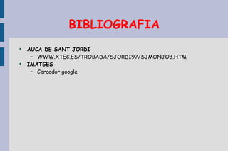 BIBLIOGRAFIA AUCA DE SANT JORDI WWW.XTEC.ES/TROBADA/SJORDI97/SJMONJO3.HTM IMATGES  Cercador google 