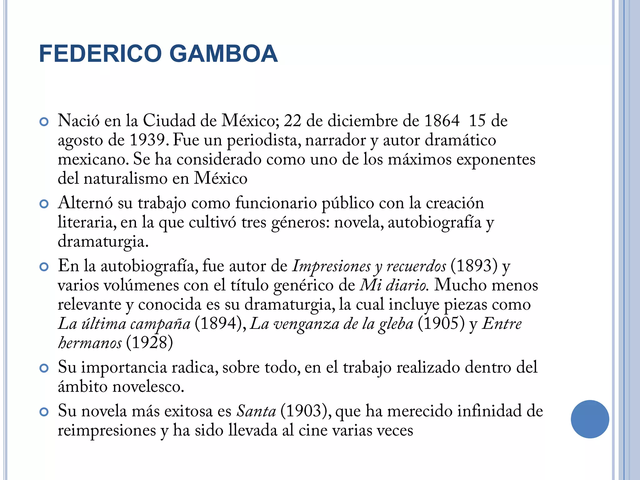 Santa Federico Gamboa