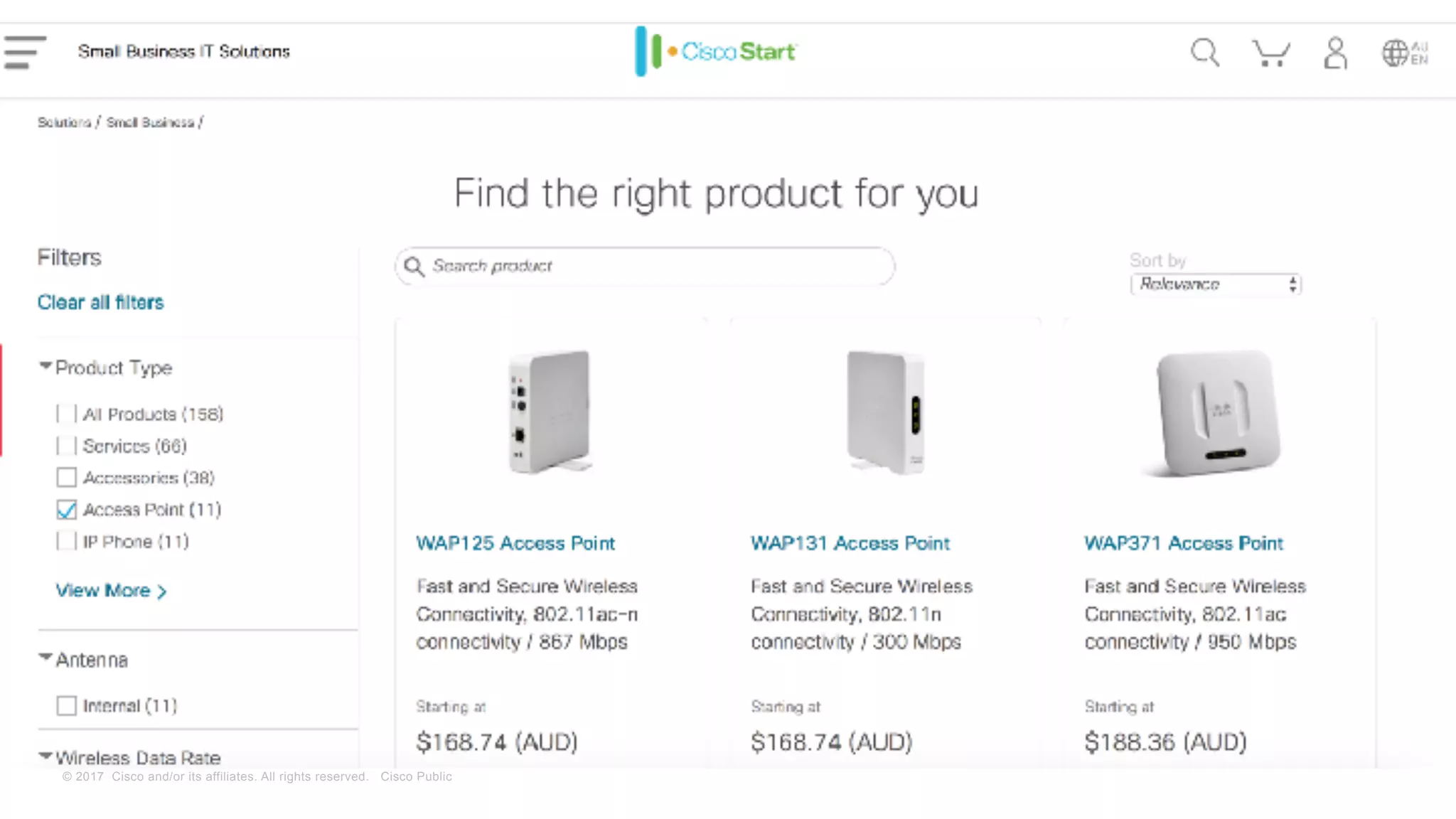 © 2017 Cisco and/or its affiliates. All rights reserved. Cisco Public
 