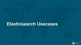 31
Elasticsearch Usecases
 
