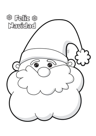 Dibujos de Navidad para Imprimir y Colorear en PDF Gratis
