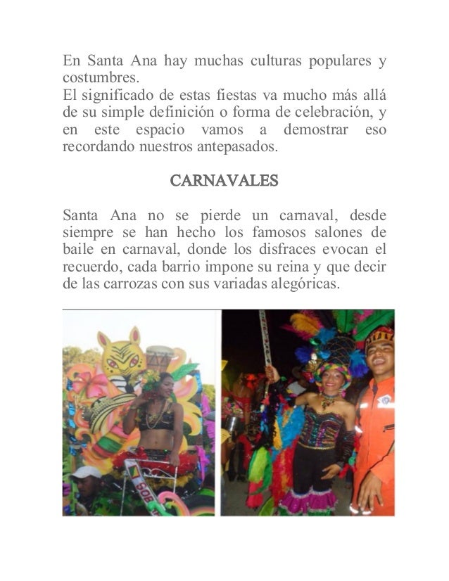 Santa ana, mi tierra. slideshare.