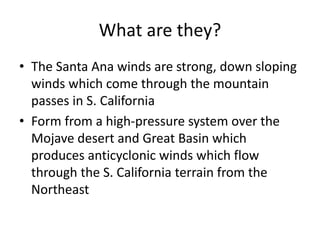 Santa Ana Winds | PPTX