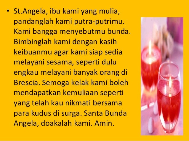 Santa angela merici dalam gambar