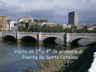 Visita de 3º y 4º de primaria al
Puente de Santa Catalina
 