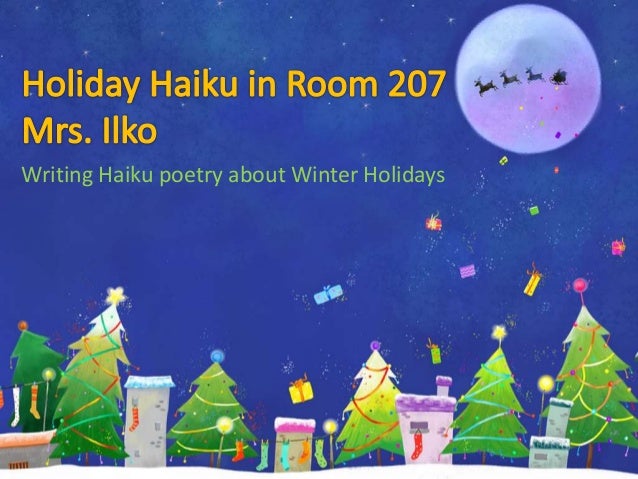 santa clauses haiku poetry lesson christmas haiku