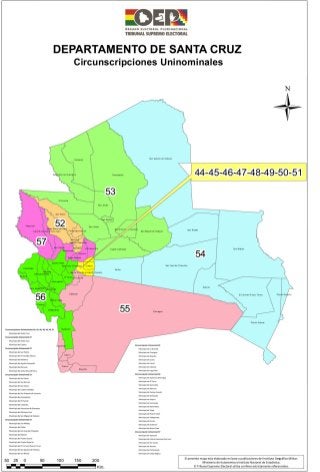 Santa cruz mapa-electoral